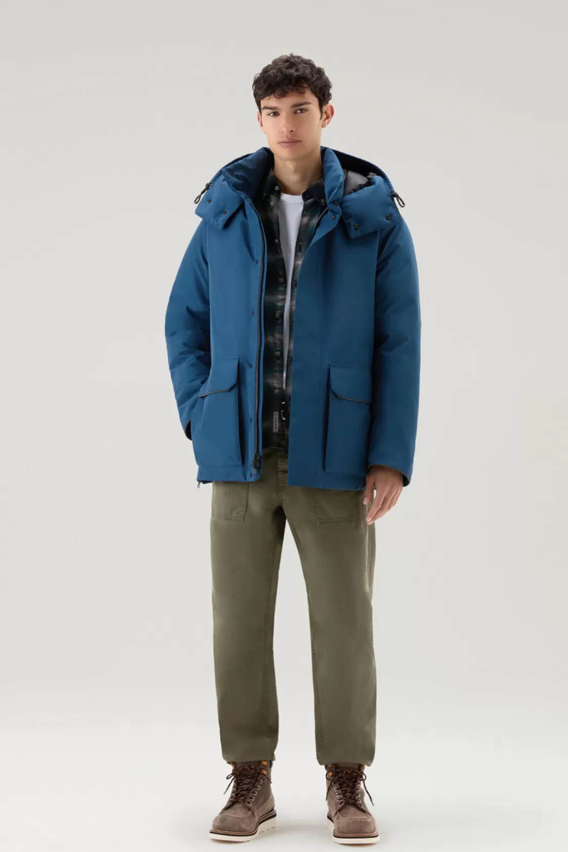 Parkas | Waterproof>woolrich Waterproof Aleutian Supreme Parka In GORE-TEX Blue Lobster