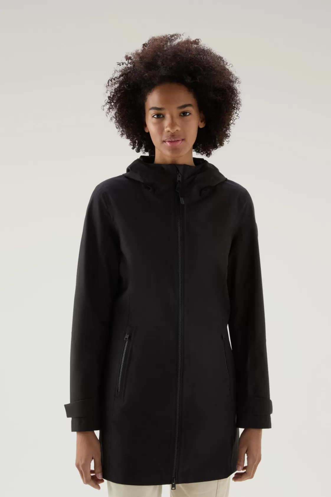 Waterproof | Parkas>woolrich Waterproof Leavitt Lightweight Parka With Hood Black